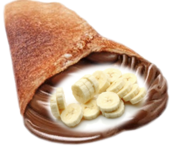 Bliny nutela s bananom